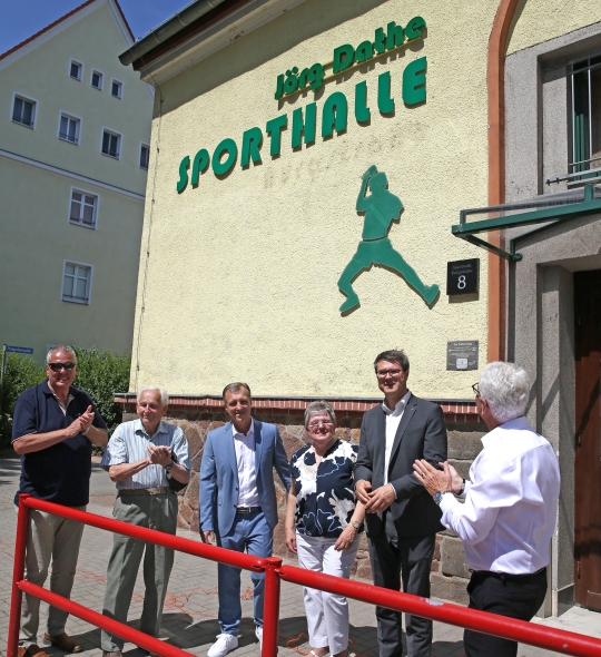 Neuer Name für die Sporthalle an der Burgstraße 