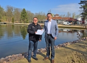 Gastronom übernimmt Patenschaft für Bürgergarten 