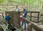 Neue Brücke in der Kühlen Schlucht