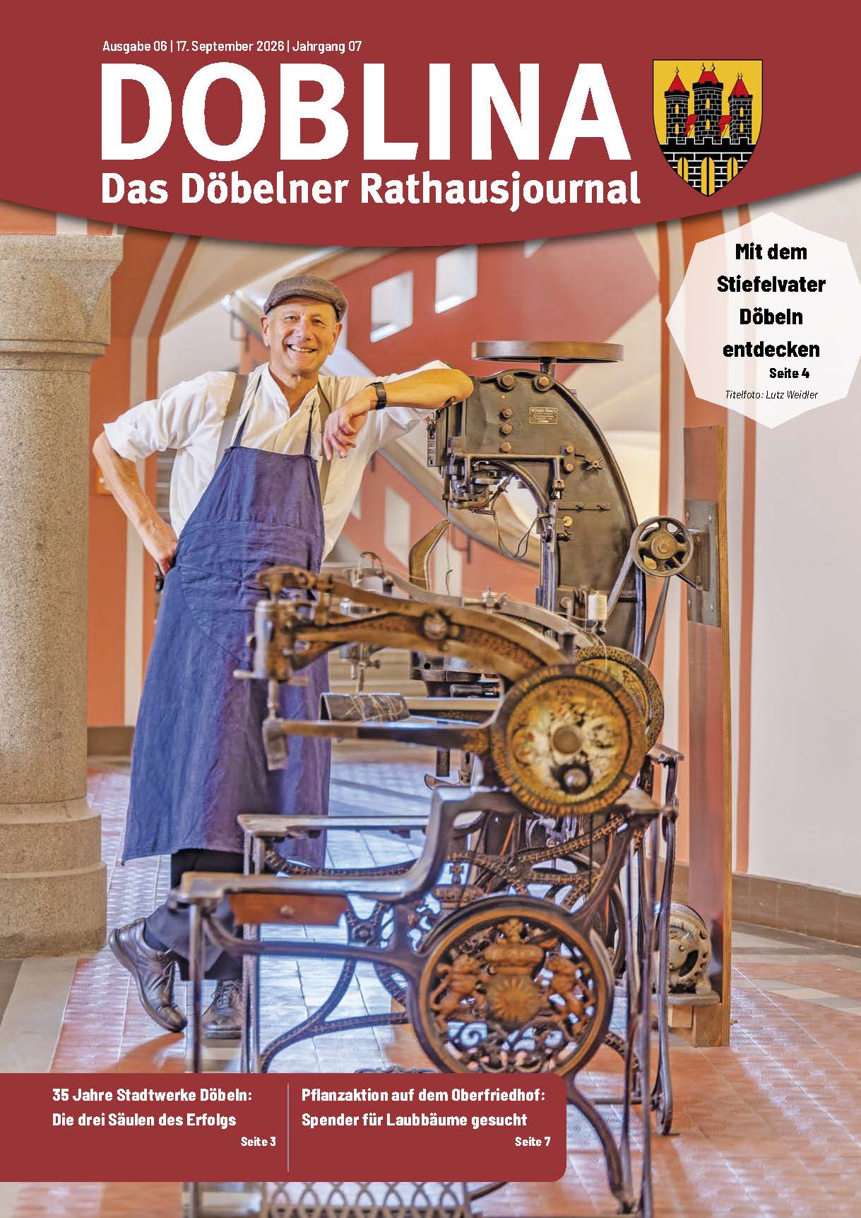 Titelblatt der Doblina, Ausgabe 6, 17. September 2026 Image