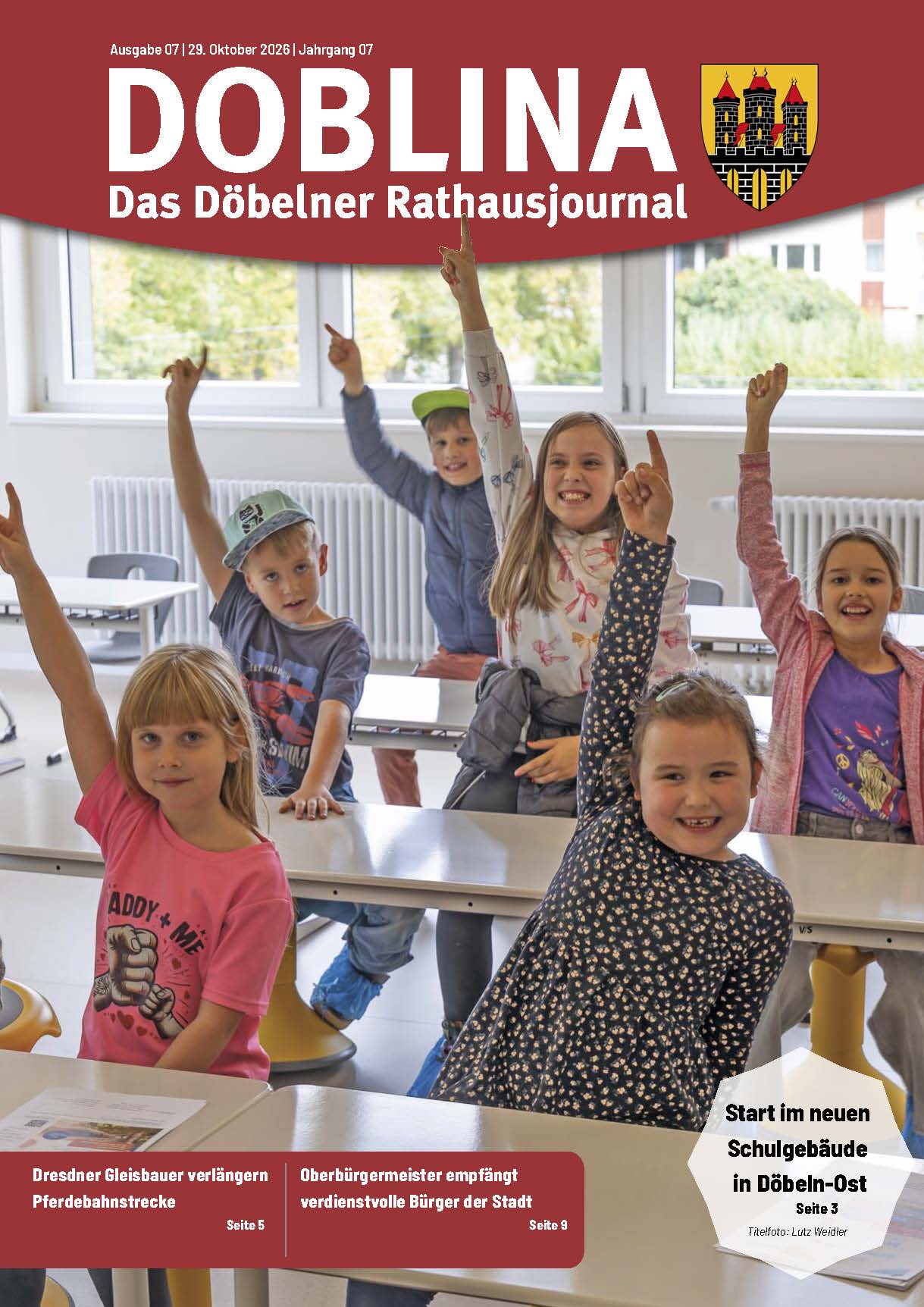 Titelblatt der Doblina, Ausgabe 5, 29. Oktober 2026 Image