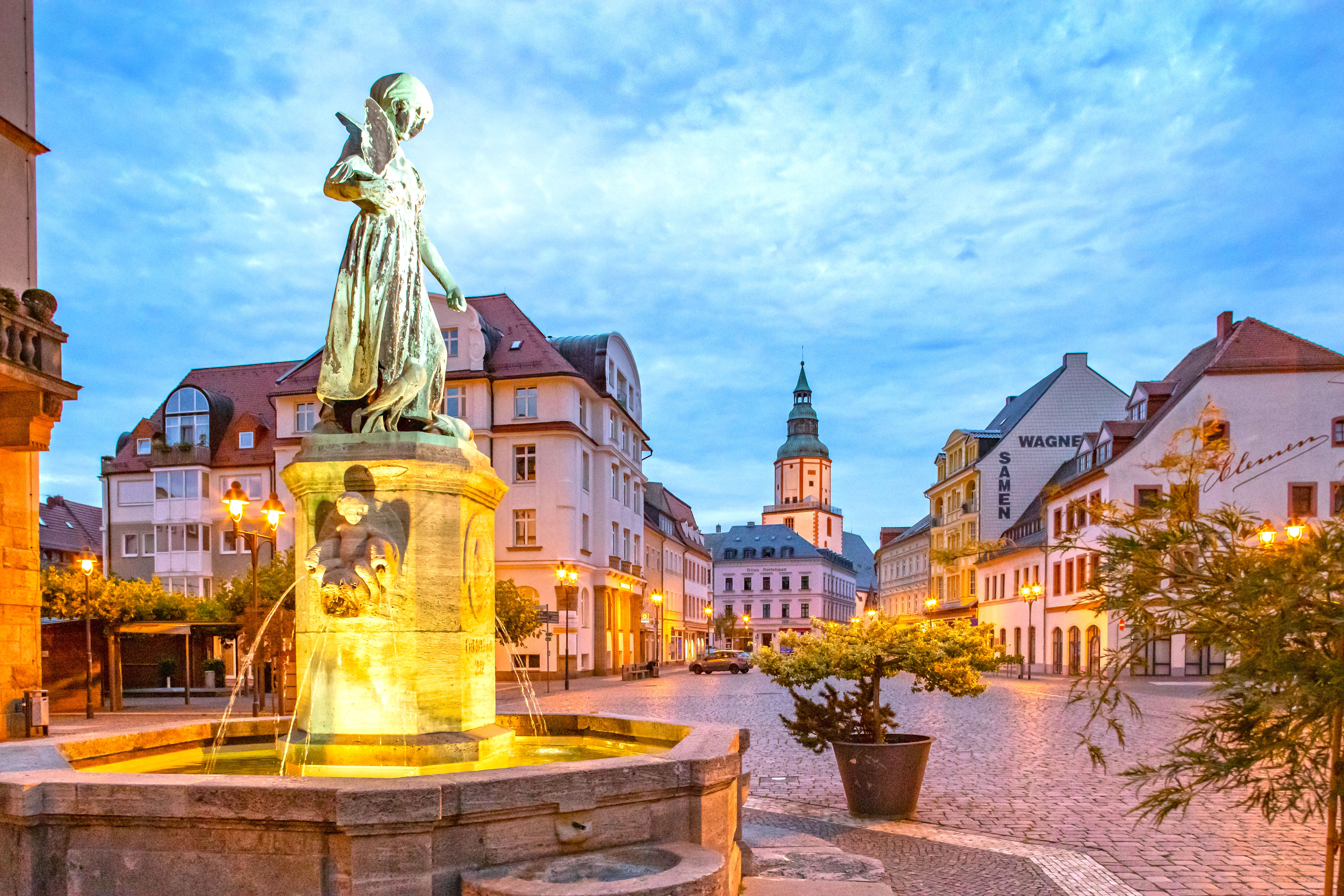 Schlegelbrunnen auf dem Obermarkt