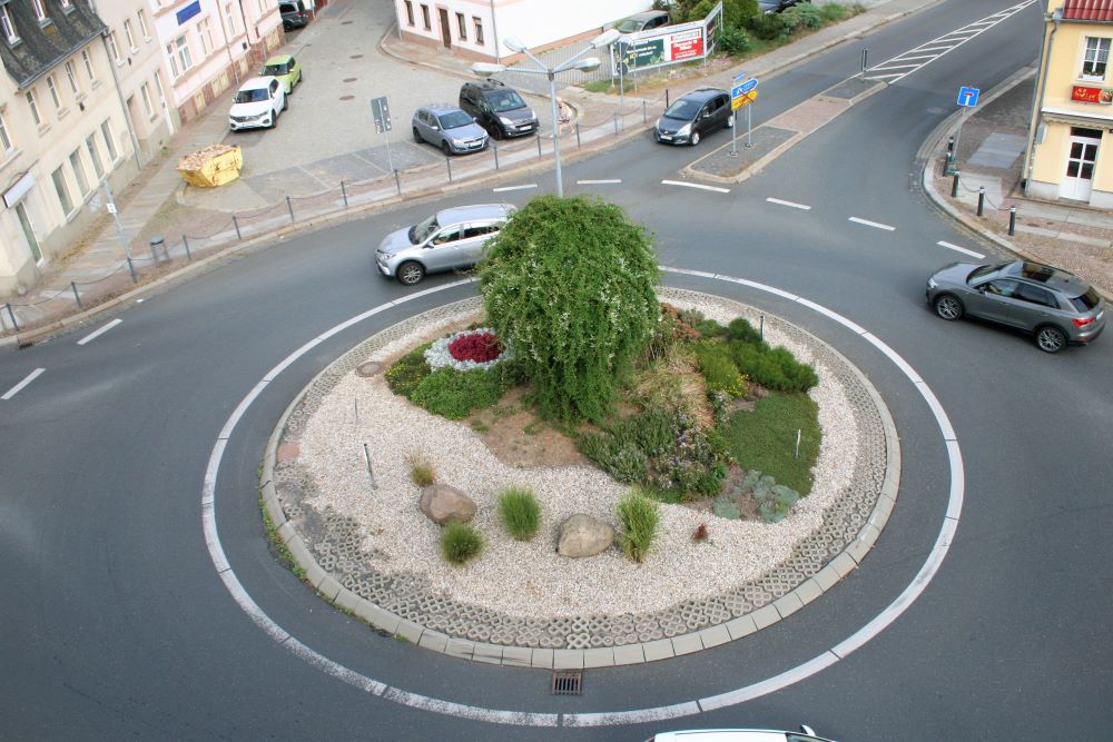 Kreisverkehr an der Oberbrücke wird saniert 