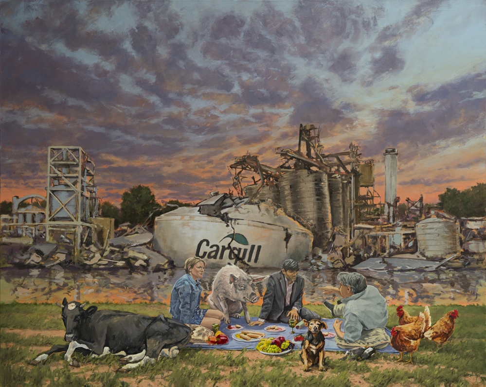 Hartmut Kiewert Picknick III 2019 Öl auf Leinwand 120x150cm.jpg