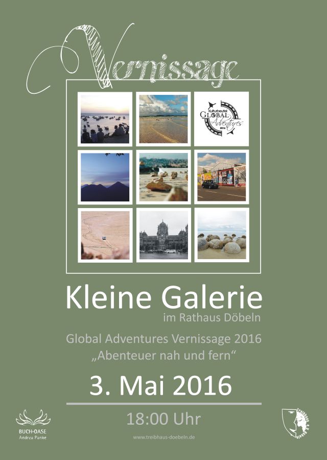 PLAKAT VERNISSAGE Global Adventuresn 2016