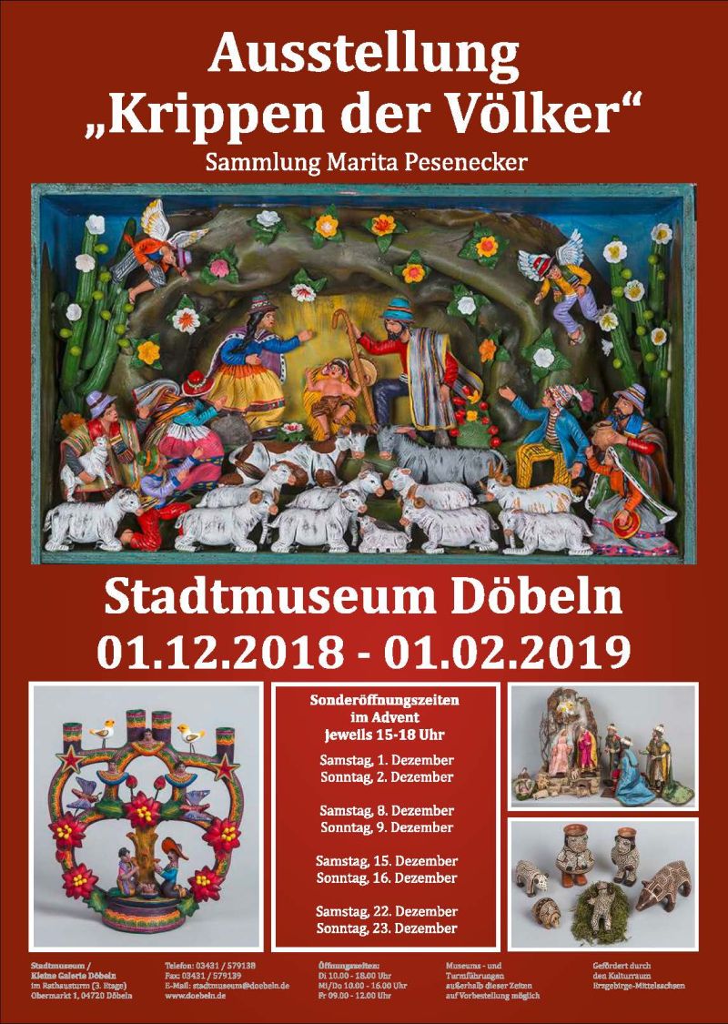 Weihnachtsausstellung 2018 Krippen der Völker