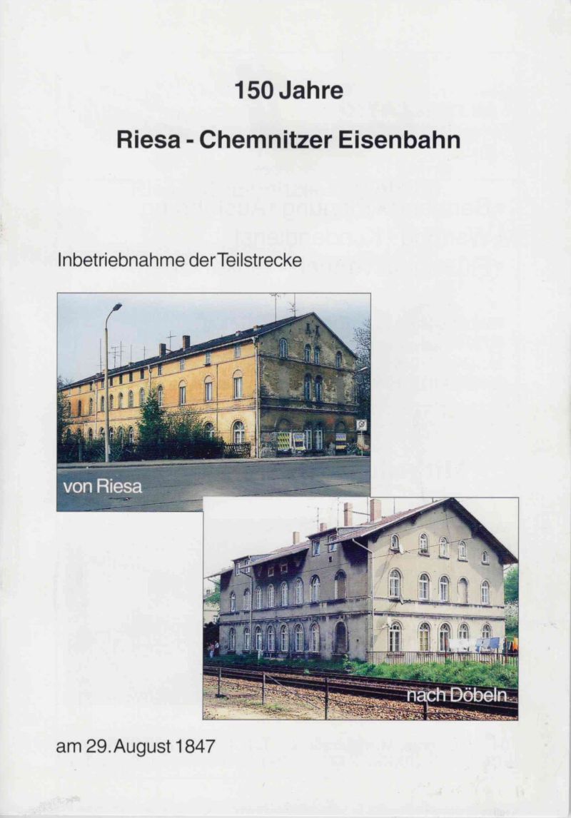 150 Jahre Riesa Chemnitz Eisenbahn Titelblatt neu
