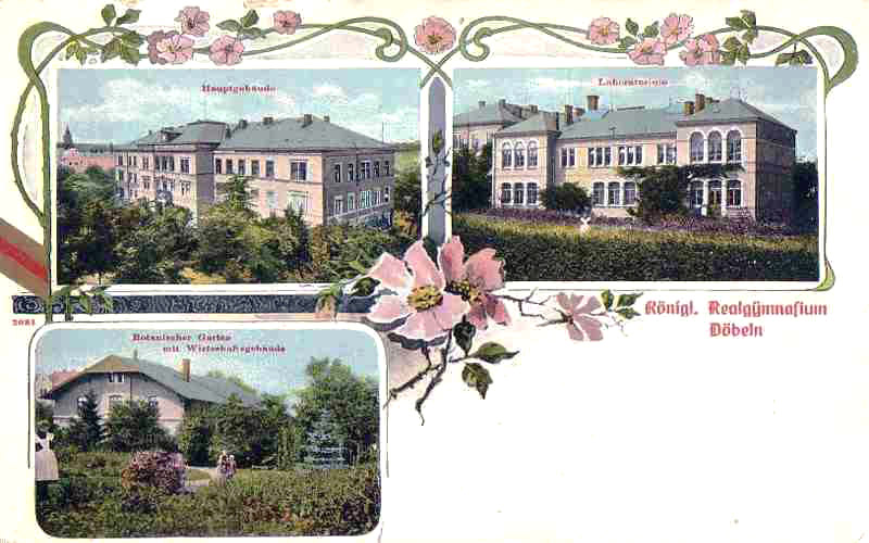 Historische Darstellung des Königlichen Realgymnasiums (Foto: Archiv Stadt Döbeln)