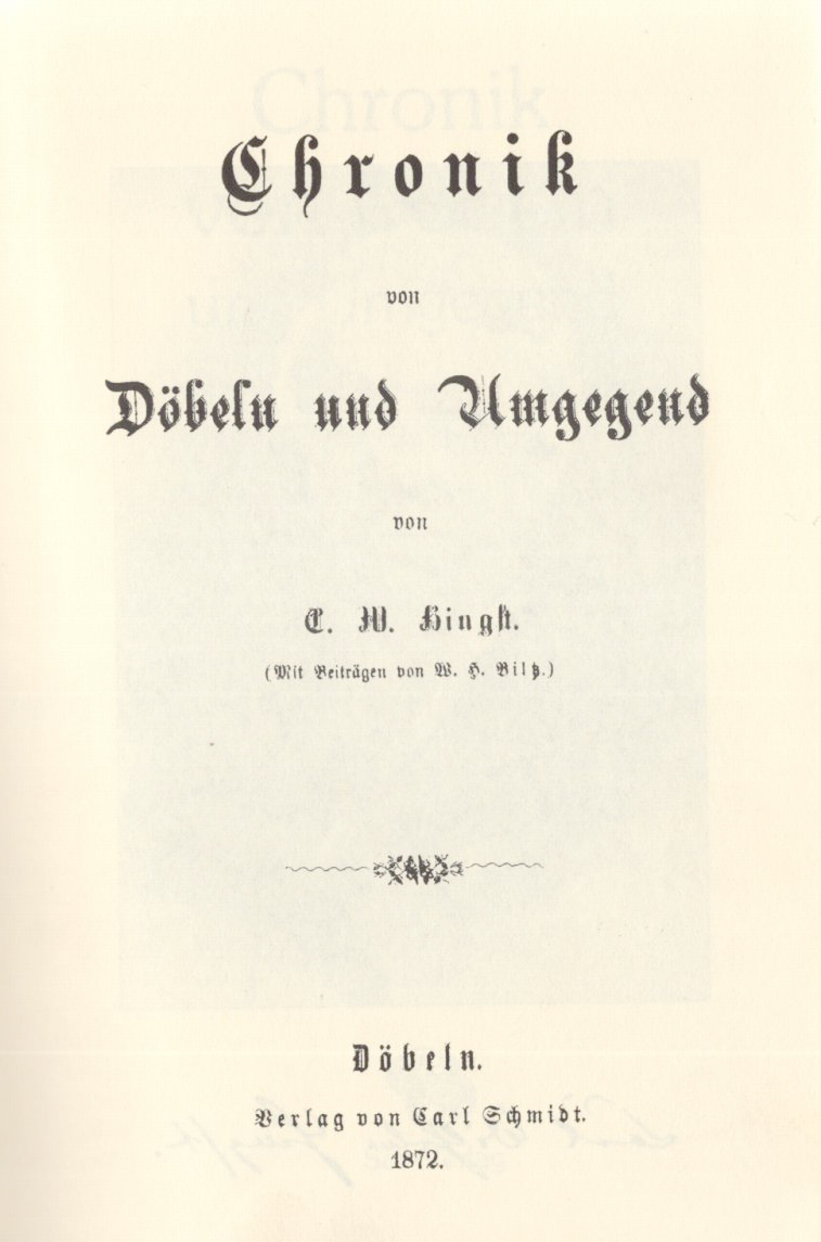 Die Hingstsche Chronik ist eines der wichtigsten Geschichtsdokumente von Döbeln. (Foto: Archiv Stadt Döbeln)