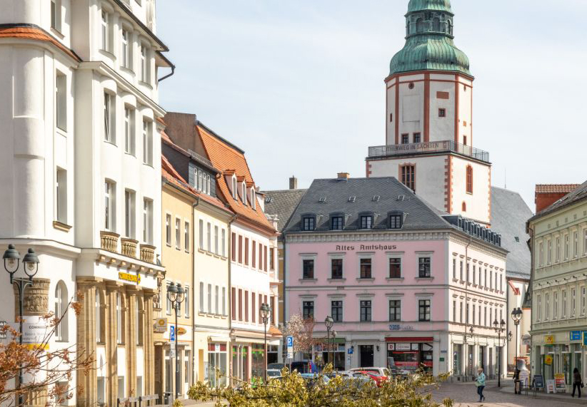Altes Amtshaus in Döbeln, Obermarkt 14 (Foto: Lutz Weidler)